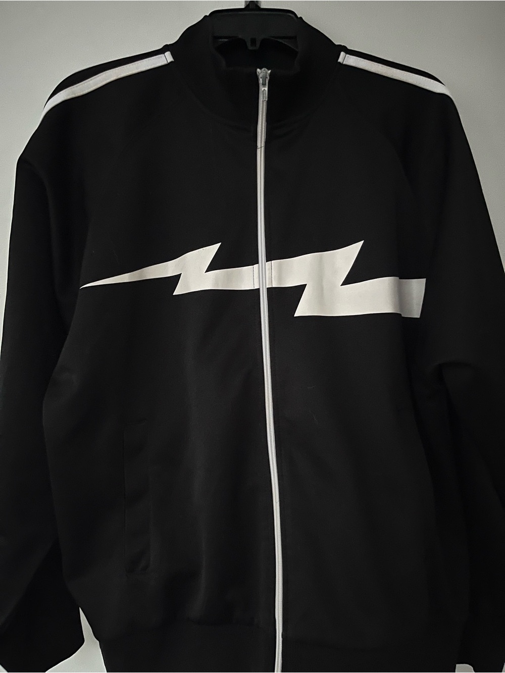 Men's Vintage Family Guy Stewie Griffin Track Jacket with White Bolt Accent- M